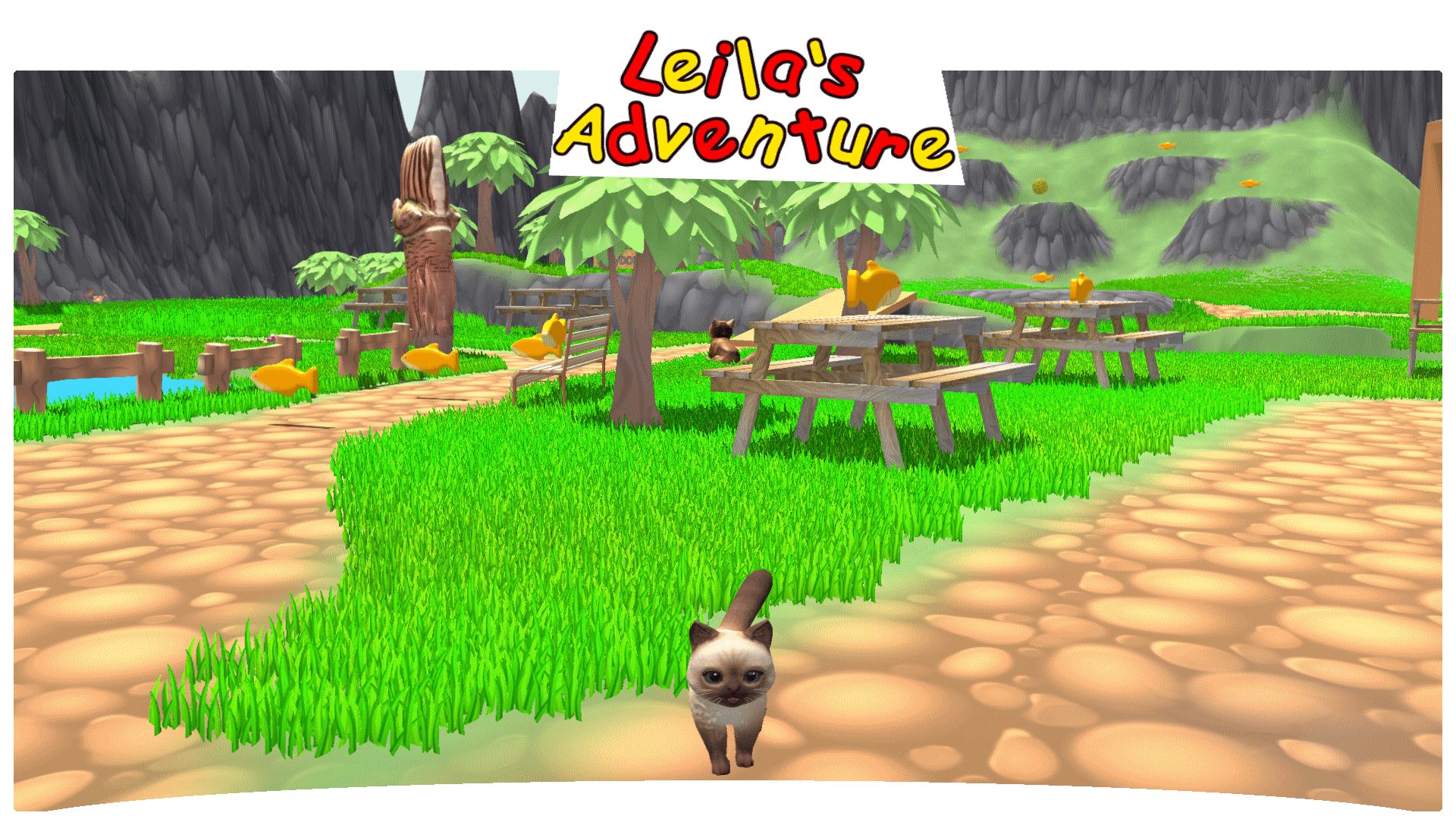 Leila's Adventure Logo and Screenshot